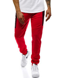Pantalón de chándal de hombre rojo OZONEE JS/JZ11011
