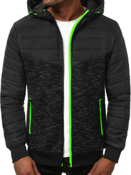 Chaqueta de hombre negra OZONEE JS/TY29