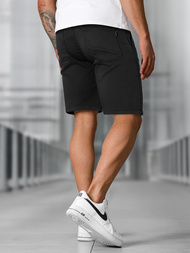 Pantalones cortos chinos de hombre negras OZONEE NB/MP0266NZ