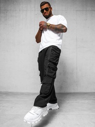 Pantalón de hombre negros OZONEE O/PS5528