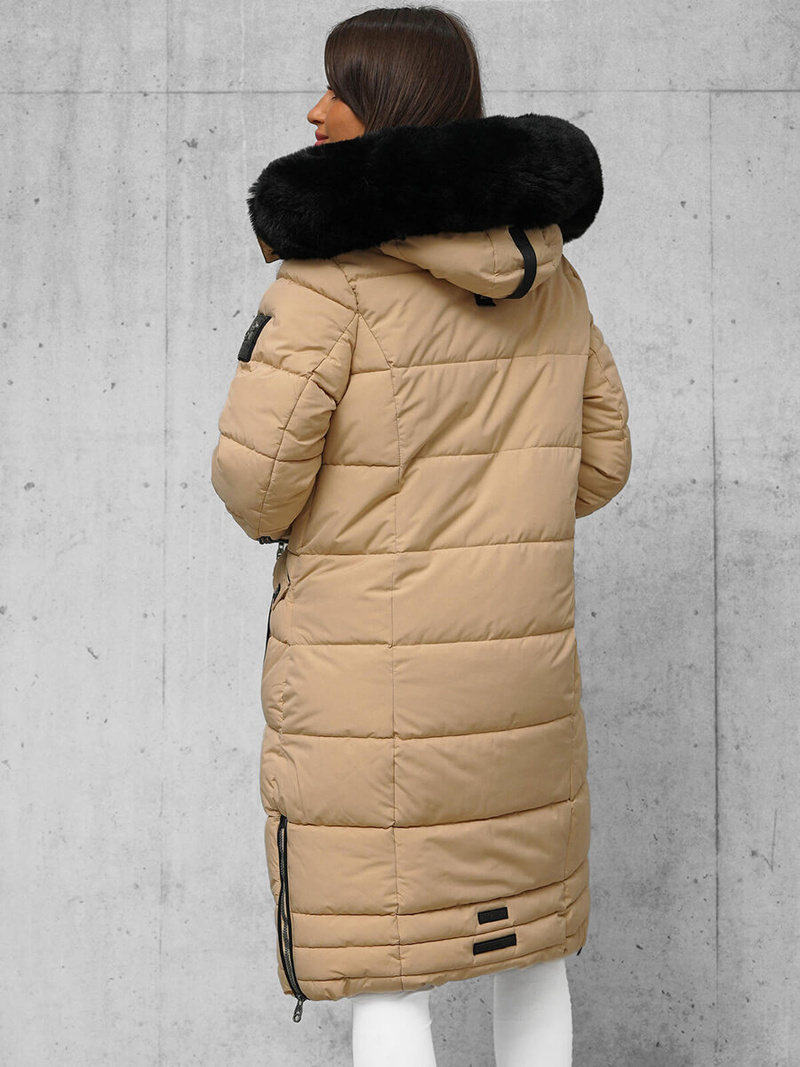 Chaqueta de mujer beige OZONEE O/W377