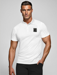 Polo de hombre blanca OZONEE NB/MT3105Z