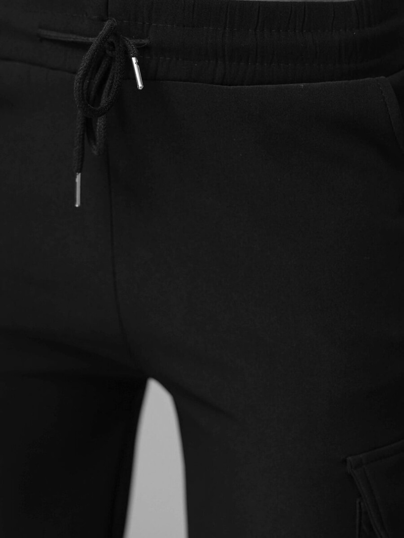 Pantalones de mujer negras OZONEE JS/92K515/3