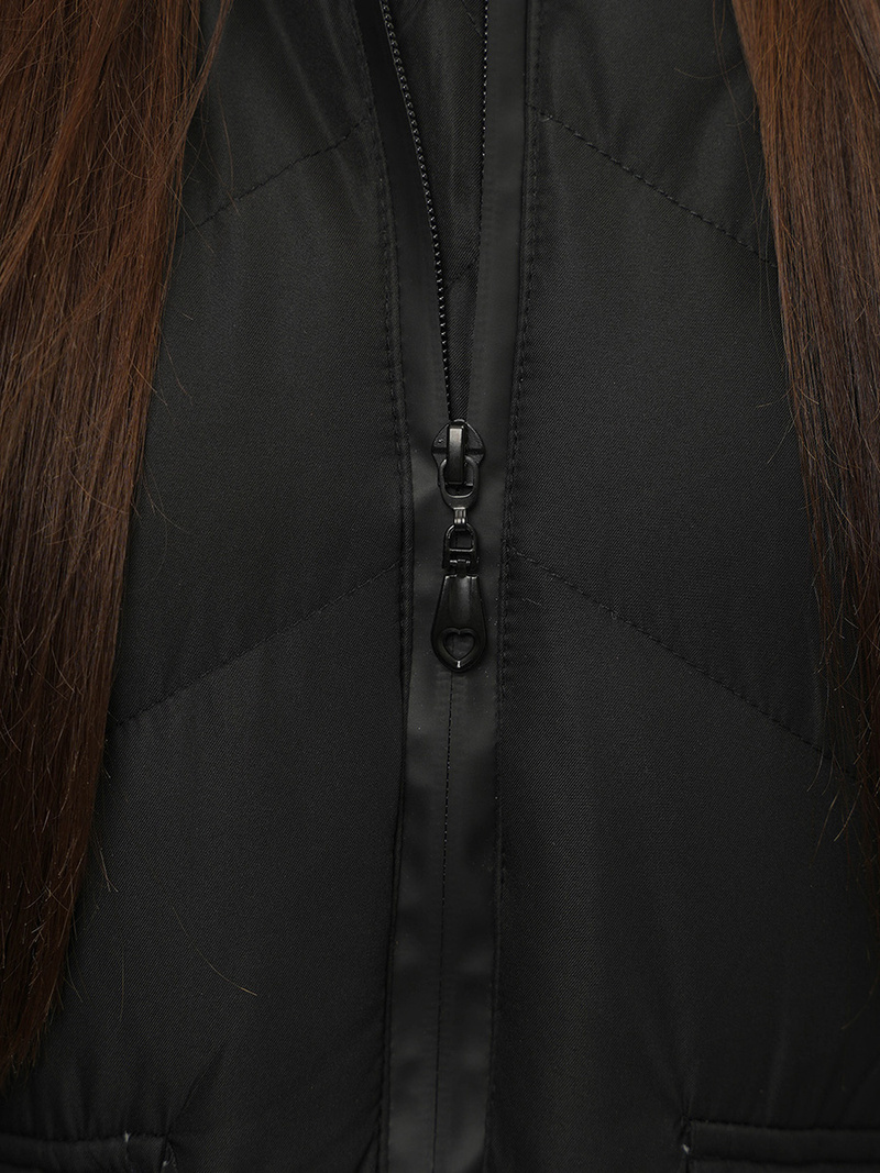 Chaqueta de mujer negra OZONEE JS/M735/392