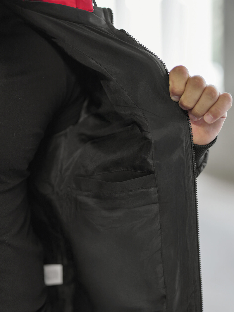 Chaqueta de hombre negra OZONEE JS/31M5003Z