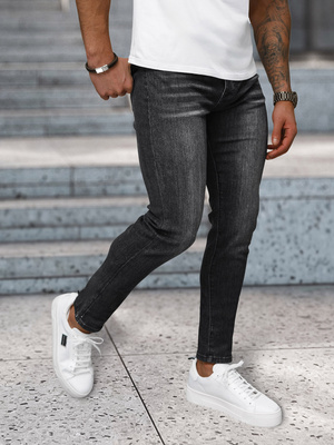 Vaqueros de hombre negras OZONEE NB/MP0141N