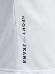 Polo de hombre blanca OZONEE O/QQ922