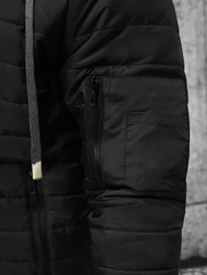 Chaqueta de hombre negra OZONEE JS/8M985/392