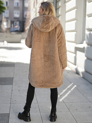 Chaqueta larga de invierno para mujer negra OZONEE JS/5M3352/392