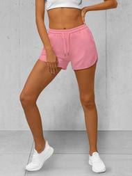Pantalones cortos de chándal para mujer rosa claro OZONEE JS/8K951/20