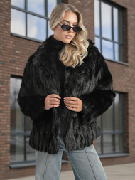 Chaqueta de mujer negra OZONEE JS/11Z8261