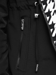 Chaqueta de mujer en negra OZONEE JS/16M9252/392