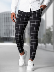 Pantalón chino de hombre negras OZONEE O/P4009Z