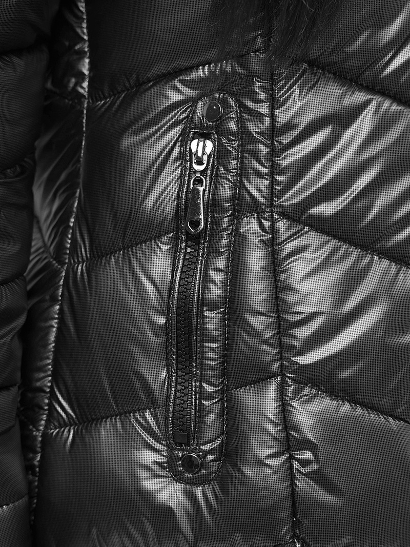 Chaqueta de mujer negra OZONEE JS/M9053/392