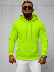 Sudadera de hombre neón verde OZONEE JS/2009Z
