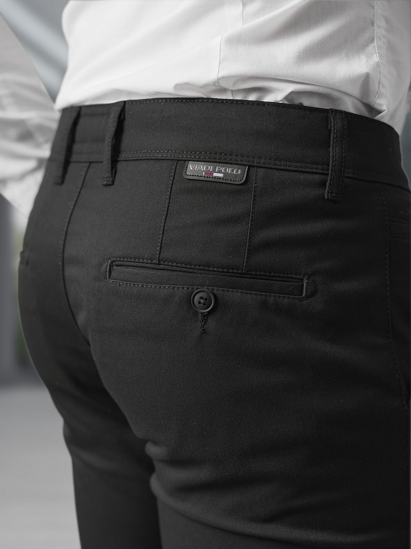 Pantalón chino de hombre negras OZONEE V/6545