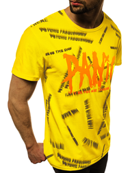 Camiseta de hombre amarillo OZONEE JS/KS1998