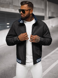 Chaqueta de hombre negra OZONEE JS/5M3101/392Z