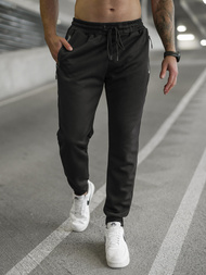 Pantalón de chándal de hombre negras OZONEE JS/17K1998/3