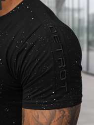 Camiseta de hombre negras OZONEE O/QQ1388