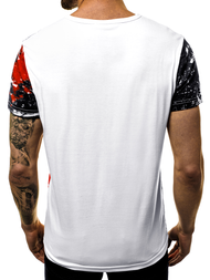 Camiseta de hombre roja OZONEE JS/SS10929