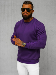 Sudadera de hombre violeta OZONEE JS/2001-10Z