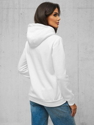 Sudadera de mujer blanca OZONEE JS/W02Z