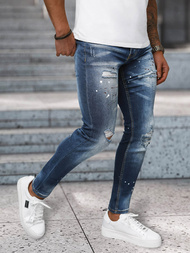 Vaqueros de hombre azul oscuro OZONEE NB/MP0170BS