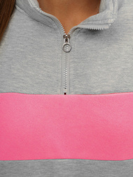 Sudadera de mujer gris OZONEE JS/B26020Z