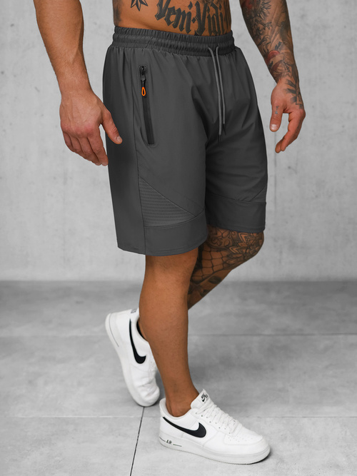 Pantalones cortos deportivos para hombre grafito OZONEE JS/12K1801/5
