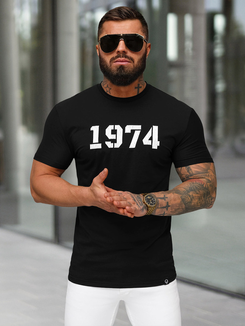 Camiseta de hombre negras OZONEE NB/MT3130