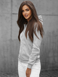Sudadera de mujer gris OZONEE JS/W03Z