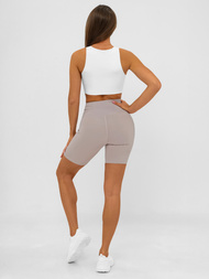 Leggins mujer cortos moca OZONEE JS/XY24026S