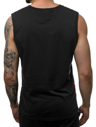 Camiseta sin mangas de hombre negras OZONEE JS/SS11081