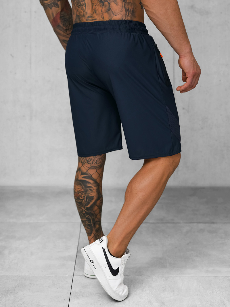 Pantalones cortos deportivos para hombre azul marino OZONEE JS/12K1800/25