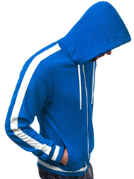 Sudadera de hombre azul OZONEE A/1009Z