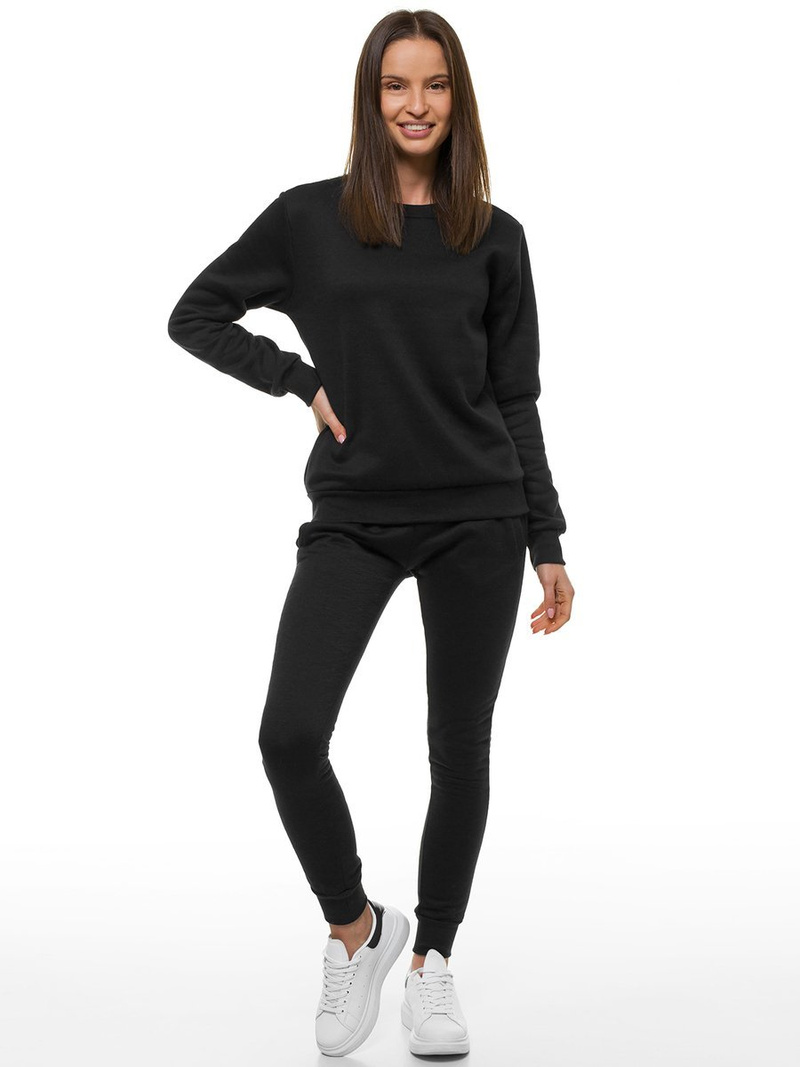 Pantalón de chándal para mujer negras OZONEE JS/CK01