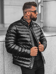 Chaqueta de hombre negra OZONEE O/9025Z