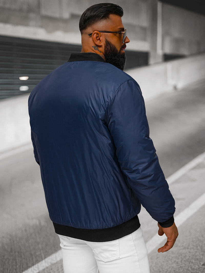 Chaqueta de hombre granate OZONEE JS/AK95Z