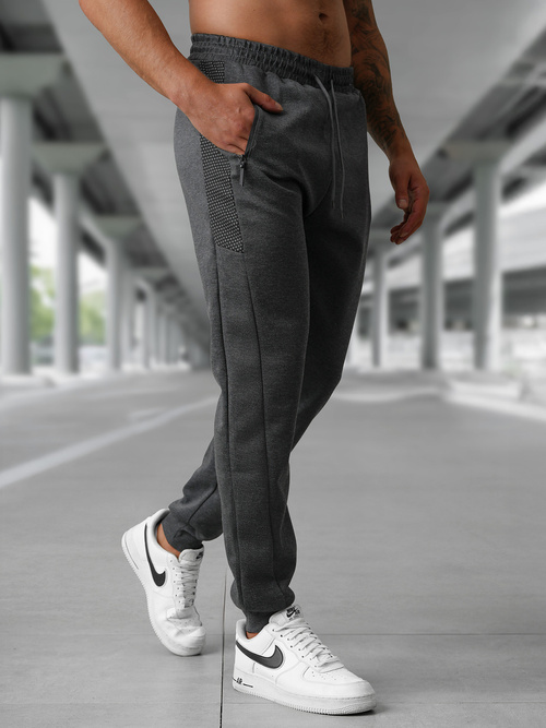 Pantalón de chándal de hombre grafito OZONEE JS/15K1850/5