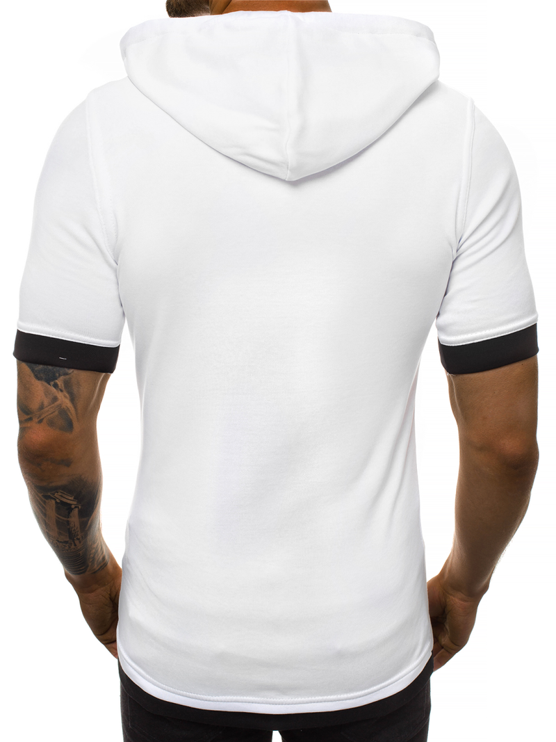 Camiseta de hombre blanca OZONEE O/1273Z