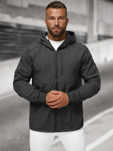 Chaqueta softshell para hombre grafito OZONEE JS/27B6529/5