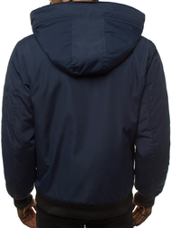 Chaqueta de hombre azul marino OZONEE JS/2019005
