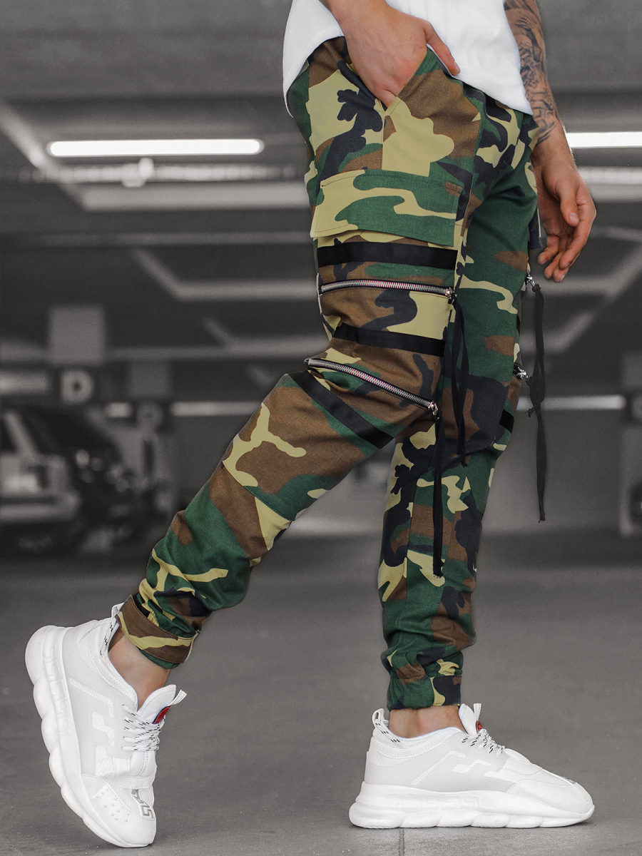 Pantalon Jogger Chandal Camuflaje Hombre Jogger Hombre Jeans - Main Image