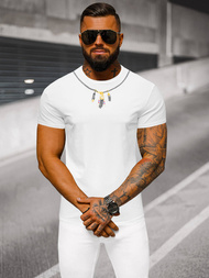 Camiseta de hombre blanco OZONEE NB/MT3051Z