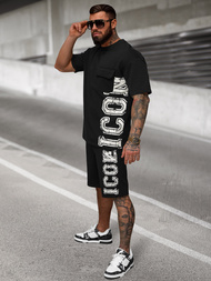 Chándal de hombre negro OZONEE JS/27C6531/3