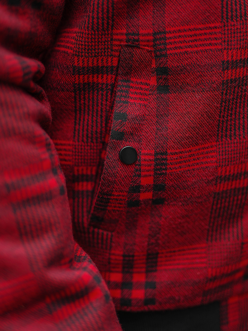 Chaqueta de hombre roja OZONEE O/3A58