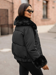 Chaqueta de mujer en negra OZONEE O/H833