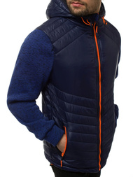 Chaqueta de hombre azul marino OZONEE JS/KS2001K