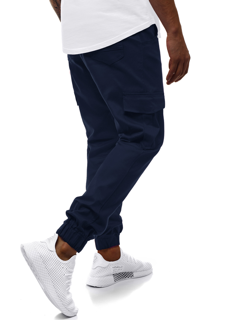 Pantalón jogger de hombre granate-oscuro OZONEE A/404